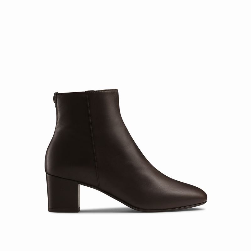 Russell & Bromley Trinity Classic Ankle Boots Womens Brown [VSJ8872SD]